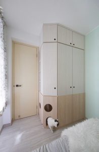 thiết kế tủ đựng bằng gỗ sáng
